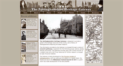Desktop Screenshot of nottsheritagegateway.org.uk